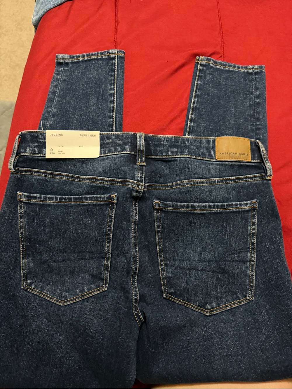 American Eagle Outfitters Dark Indigo Stretch Jeggings